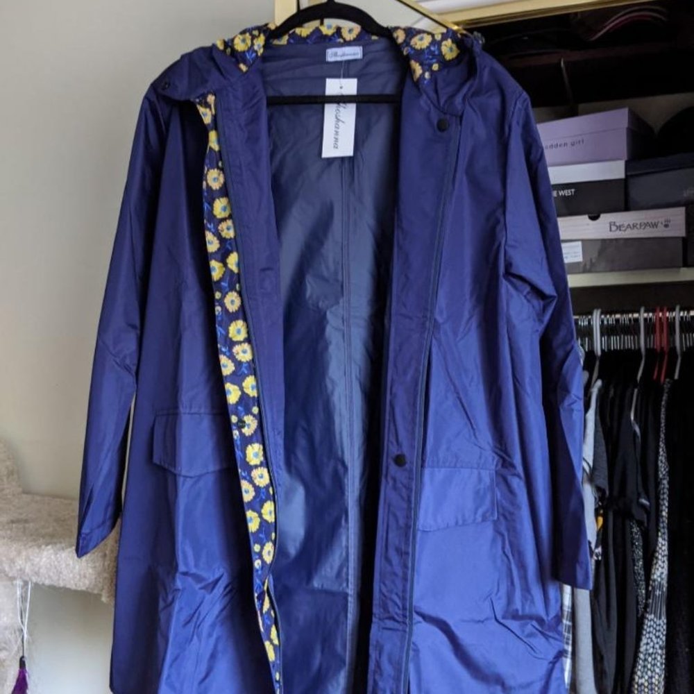 Shoshanna Daisy Daydream Rain Coat